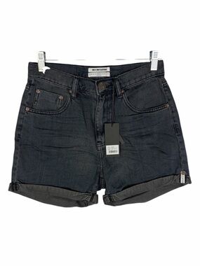 One x One Teaspoon Legend Short Fox Black High Waist Mom Fit Denim Shorts 27